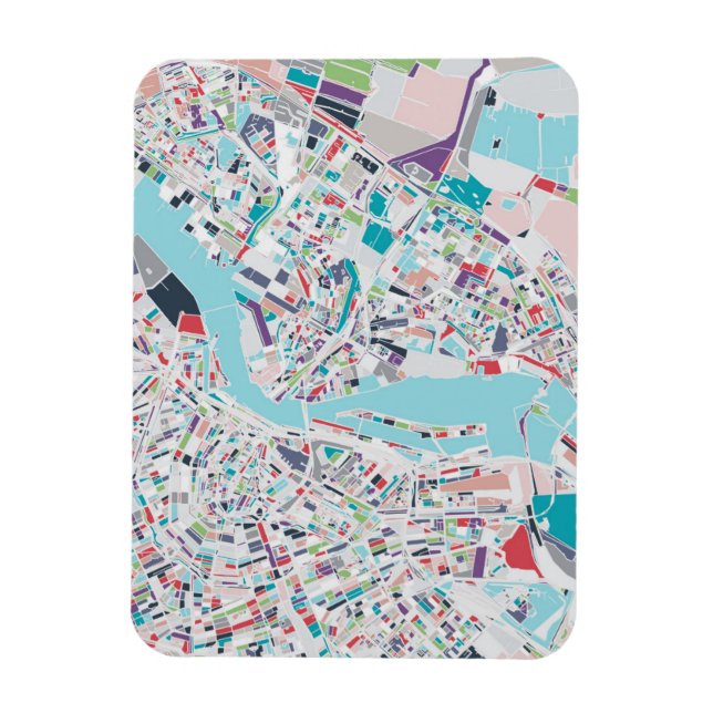 Die Stadt Amsterdam Magnet (Vertikal)