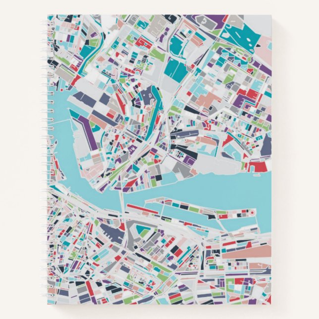 Die Stadt Amsterdam Notizbuch (Vorderseite)