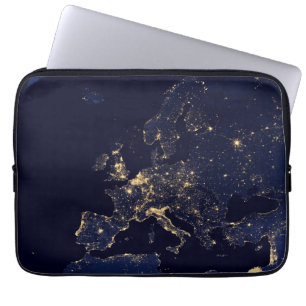 Die Stadt blickt in mehreren europäischen und nord Laptopschutzhülle