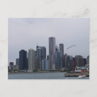 Die Stadt Chicago Postkarte