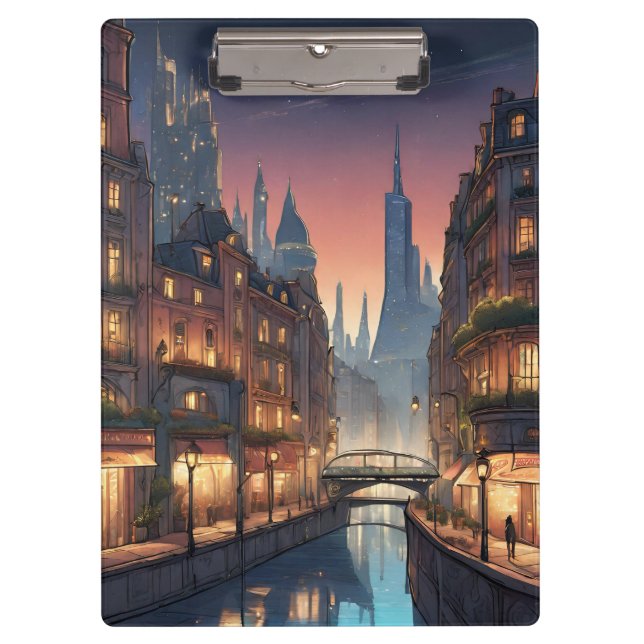 die Stadt der Träume Klemmbrett (Vorderseite)