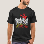 Die Stadt ist mein Spielplatz Parkour und Freeruni T-Shirt<br><div class="desc">Parkour. Das Leben ist ein waghalsiges Abenteuer oder gar nichts. Inspiration und motivierend Sprichwort Design für diejenigen,  die Liebe Parkour und Freerunning. Coole und lustige Ware für Outdoorsmenschen. Ideal für diejenigen,  die Outdoor-Aktivitäten und Extremsport Liebe. Große Weihnachtsgeschenke und Geburtstagsgeschenk für Vater,  Bruder,  Sohn,  Enkel,  Freund oder Freund.</div>
