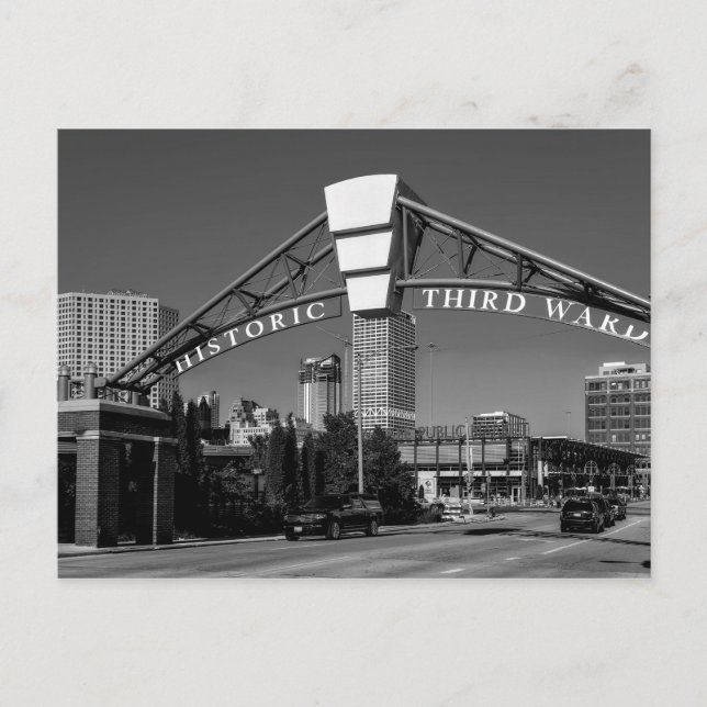 Die Stadt Milwaukee liegt in der Nähe von Milwauke Postkarte (Vorderseite)