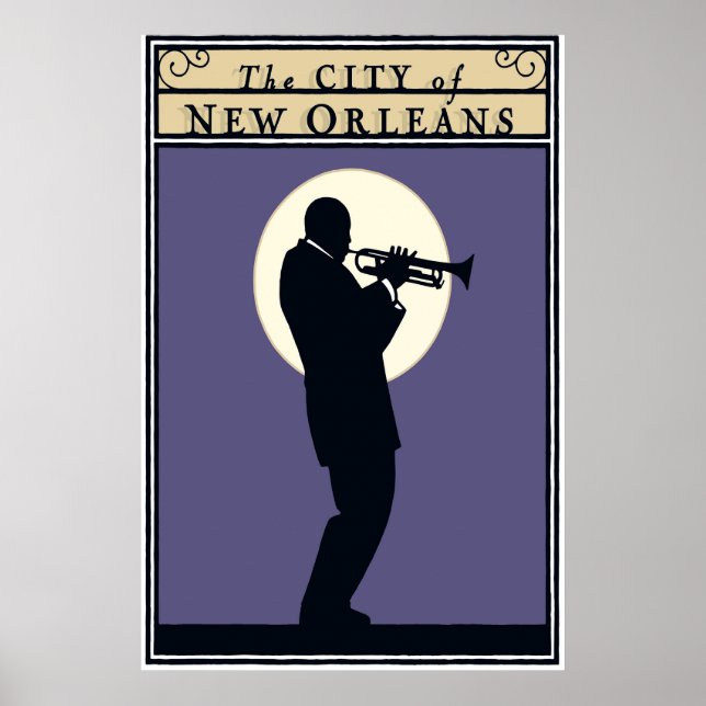 Die Stadt New Orleans, Poster (Vorne)