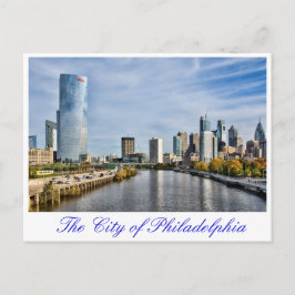 Die Stadt Philadelphia Postkarte