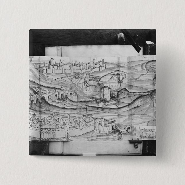Die Stadt und das Dorf von Carcassonne, 1462 Button (Vorderseite)