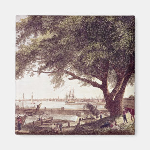 Die Stadt und der Hafen von Philadelphia, von Magnet