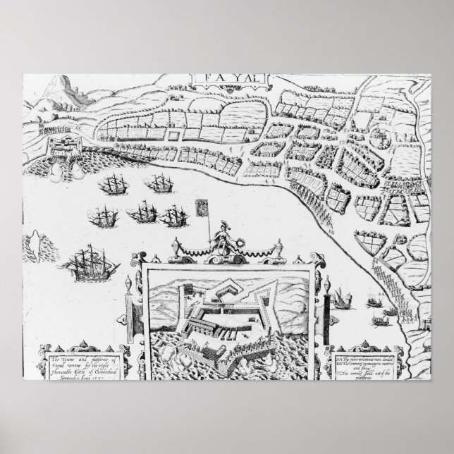 Die Stadt und die Plattform von Fayall Poster (Vorne)