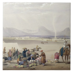 Die Stadt von Candahar, 'von den Skizzen in Fliese