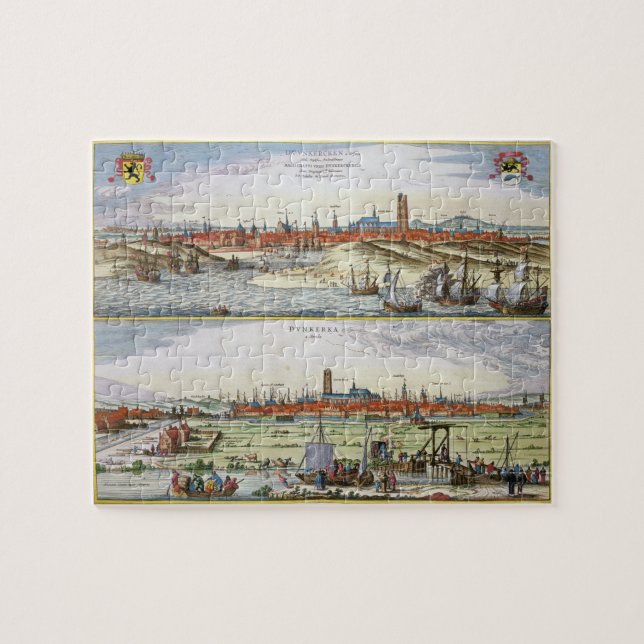 Die Stadt von Dunkerque während des spanischen (Horizontal)