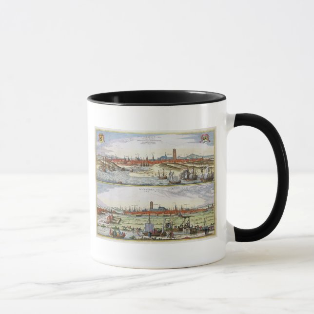 Die Stadt von Dunkerque während des spanischen Tasse (Rechts)