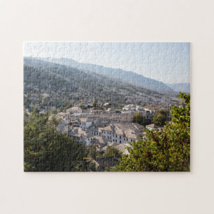 Die Stadt von Gjirokaster, Albanien