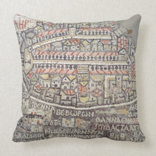 Die Stadt von Jerusalem und von Umgebung Kissen