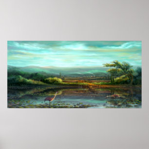 Die Stadt von Morgine Poster