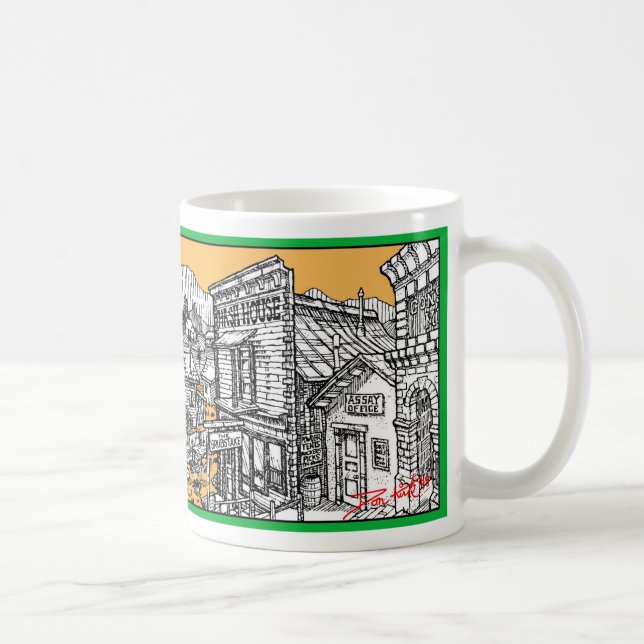 Die Stadt von Tincup Kaffeetasse (Rechts)