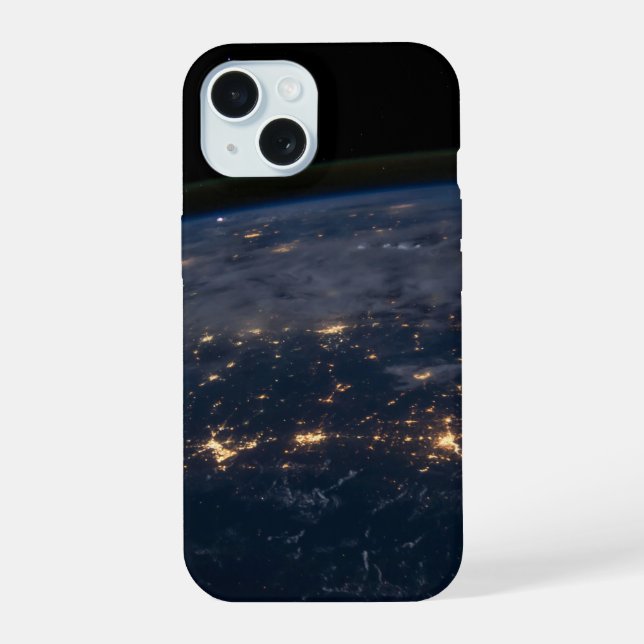 Die Stadtbeleuchtung der südlichen Staaten. iPhone 15 Hülle (Rückseite)