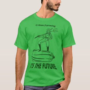 Die städtische Landwirtschaft in ihrer Zukunft (gr T-Shirt