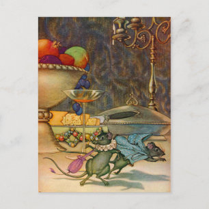 Die Stadtmaus und die Landesmäuse Postkarte