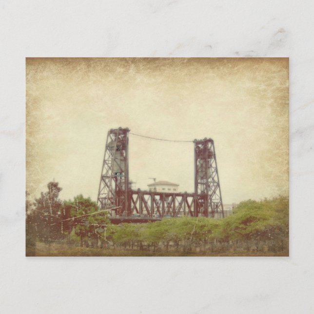 Die Stahlbrücke in Portland, Oregon Postkarte (Vorderseite)