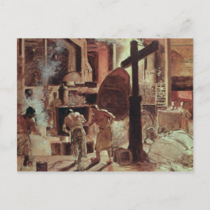 Die Stahlwerke Postkarte
