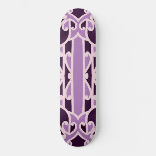Die Stämme Lila Skateboard