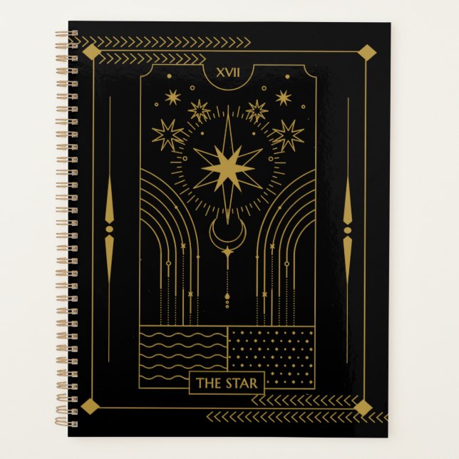 Die Star Tarot Card Art, Celestie Planer (Vorderseite)