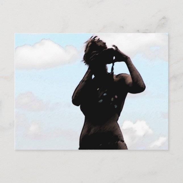 Die Stärke (Farbe) Postkarte (Vorderseite)