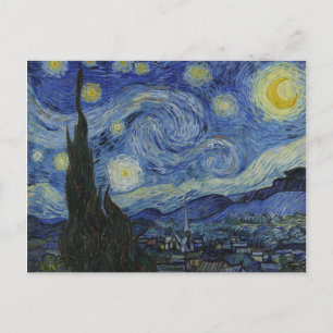 Die Starry Night Postcard Postkarte