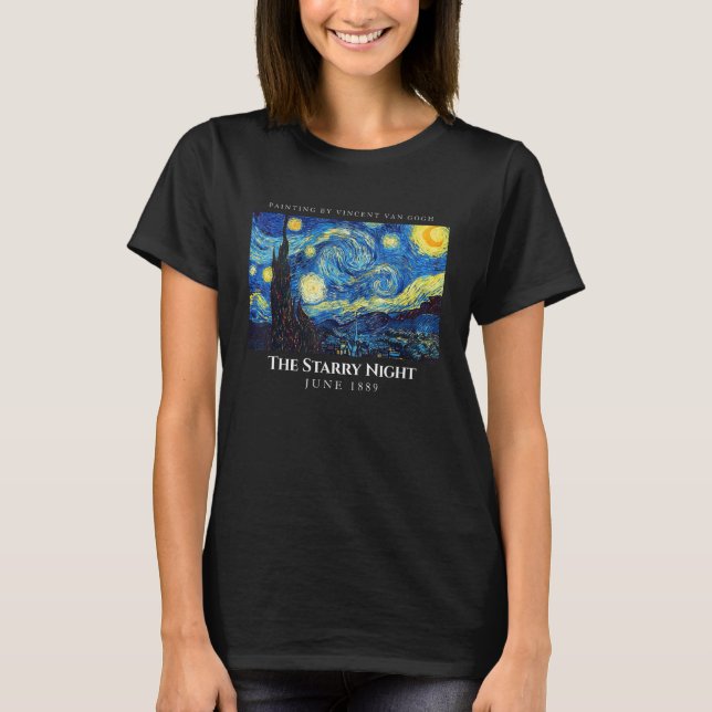 Die Starry Night Tee Shirts, Cooler Vincent Van Go (Vorderseite)