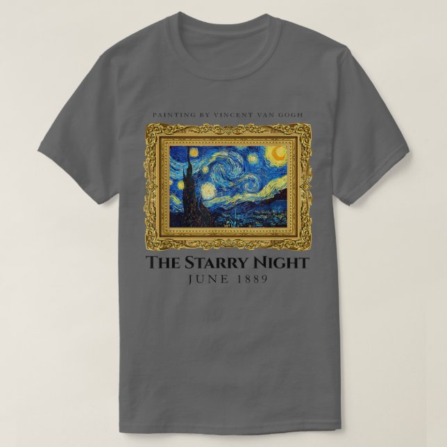 Die Starry Night Tee Shirts, Cooler Vincent Van Go (Design vorne)