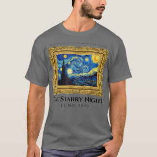 Die Starry Night Tee Shirts, Cooler Vincent Van Go