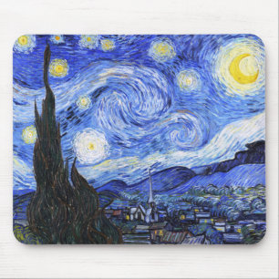 Die Starry Night von Van Gogh Mousepad