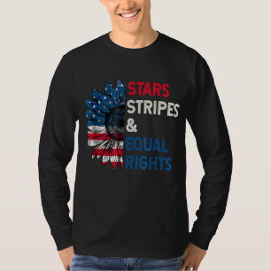 Die Stars treten für gleiche Rechte 4. Juli Frauen T-Shirt