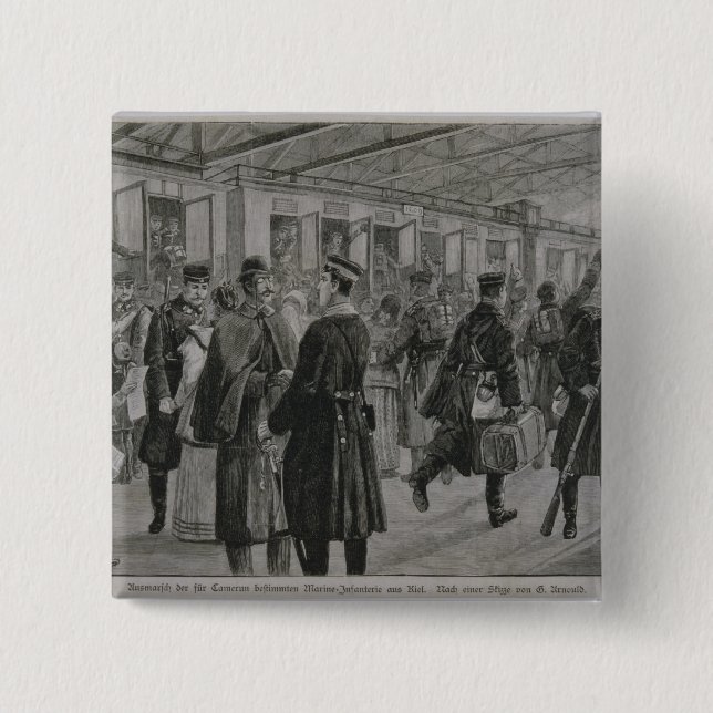 Die Stationierung von Kiels königlichen Button (Vorderseite)