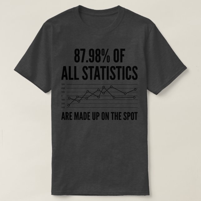 Die Statistiken sind 1 T-Shirt (Design vorne)