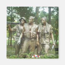 Die Statue der drei Soldaten Magnet