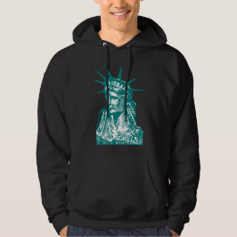 Die Statue der Freiheit schwarz Hoodie