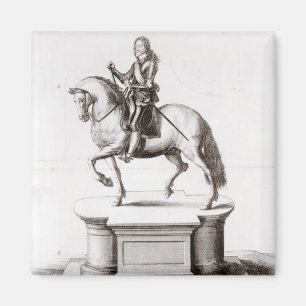 Die Statue von König Charles an Charing Kreuz Magnet