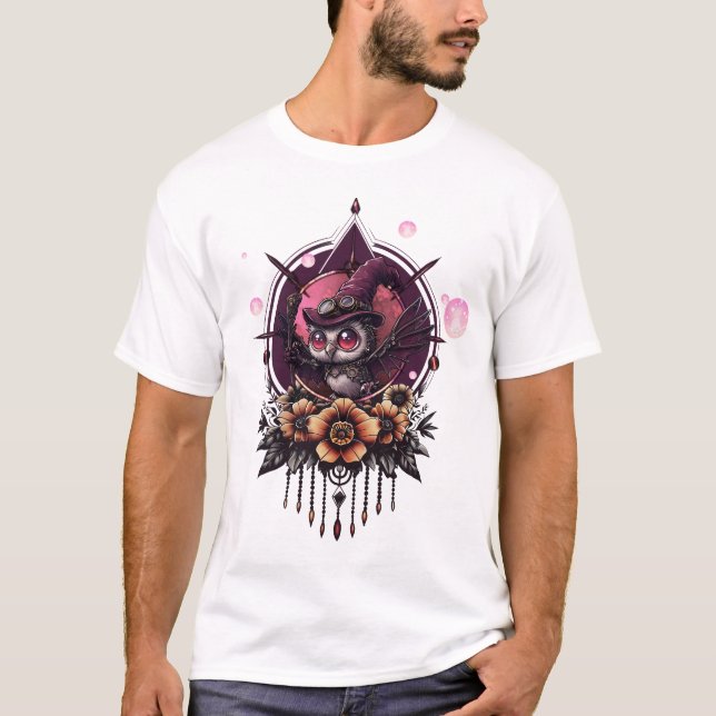 Die Steampunkuppe: Wächter der Geheimnisse. T-Shirt (Vorderseite)