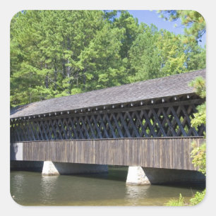 Die Steinberge-Brücke bei Stone Quadratischer Aufkleber