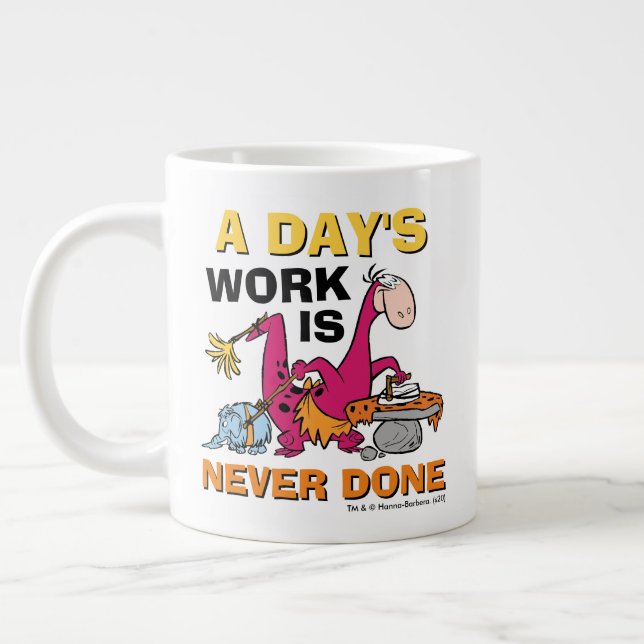 Die Steine | Dino Reinigungshaus Jumbo-Tasse (Links)