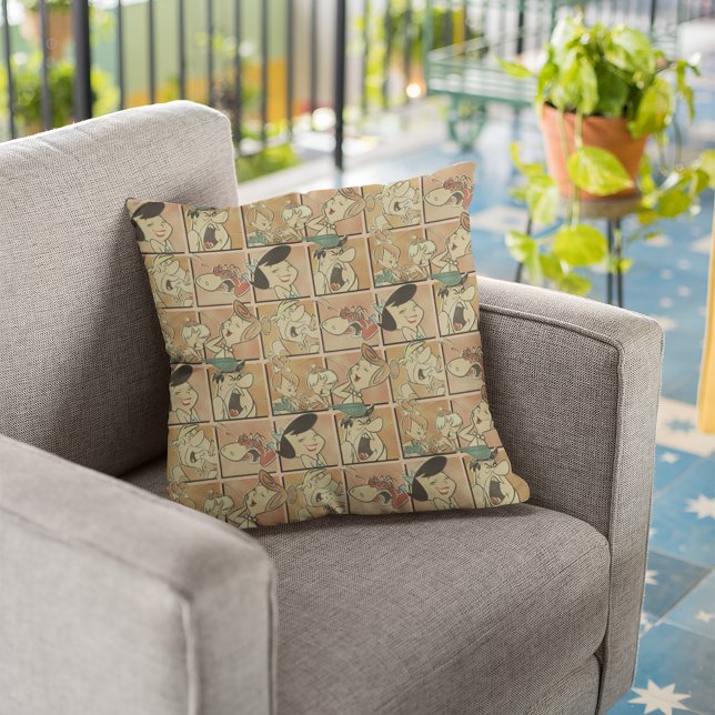 Die Steine | Flintstones & Rubbles Comic Kissen (Von Creator hochgeladen)