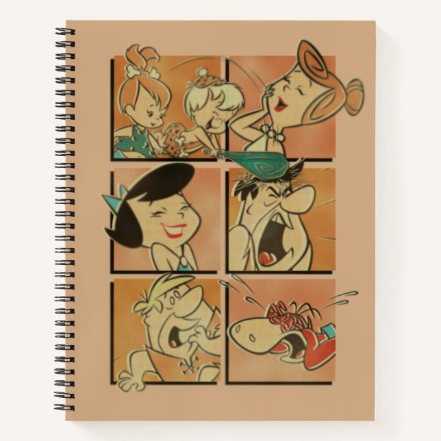 Die Steine | Flintstones & Rubbles Comic Notizbuch (Vorderseite)