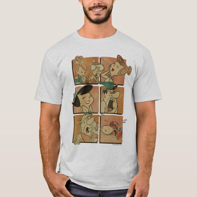 Die Steine | Flintstones & Rubbles Comic T-Shirt (Vorderseite)
