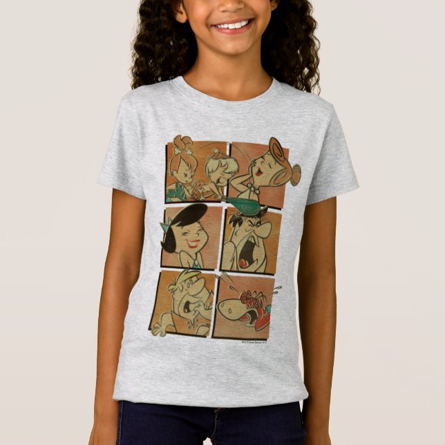 Die Steine | Flintstones & Rubbles Comic T-Shirt (Vorderseite)