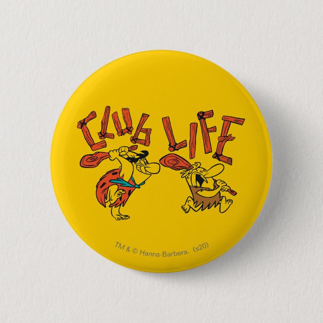 Die Steine | Fred & Barney - Club Life Button (Vorderseite)