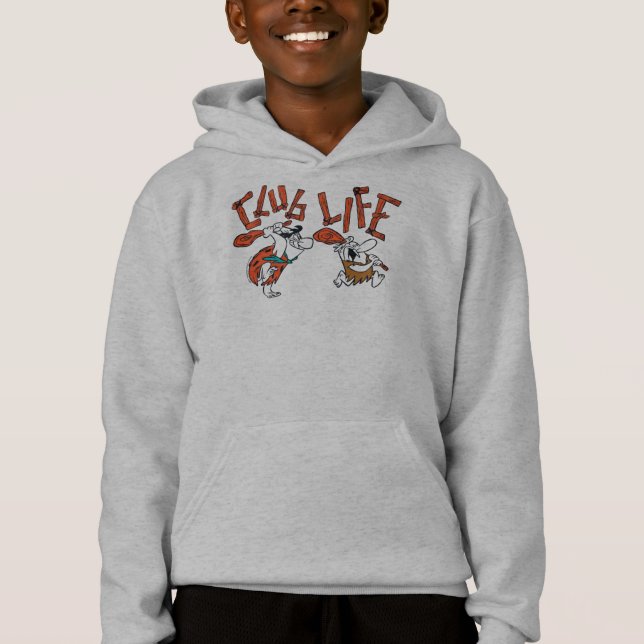 Die Steine | Fred & Barney - Club Life Hoodie (Vorderseite)