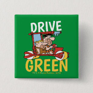 Die Steine Fred & Barney - Grün fahren Button