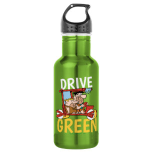 Die Steine Fred & Barney - Grün fahren Edelstahlflasche