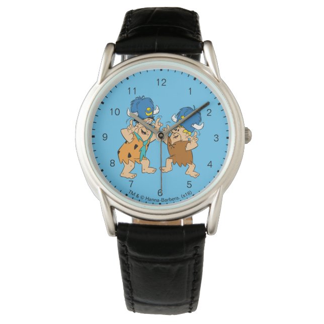 Die Steine | Fred & Barney Water Buffalos Armbanduhr (Vorderseite)